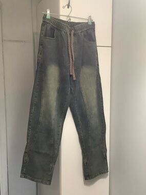 Men's Casual Drawstring Jeans